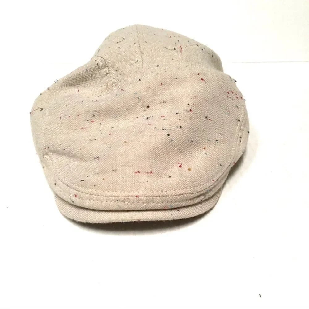 Henschel Hat Co. Newsboy/Golf speckled tan cap L‎